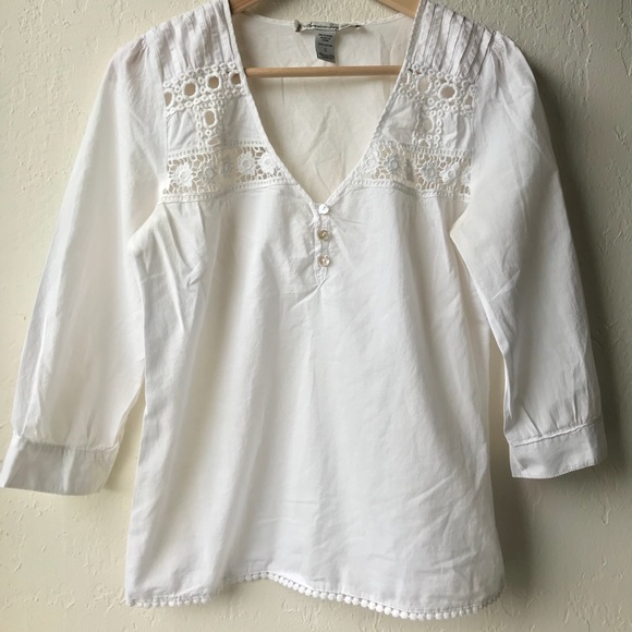 American Rag Tops - American Rag Peasant Top